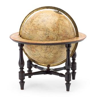 STJÄRNGLOB, Cary's New Celestial Globe, London 1816.