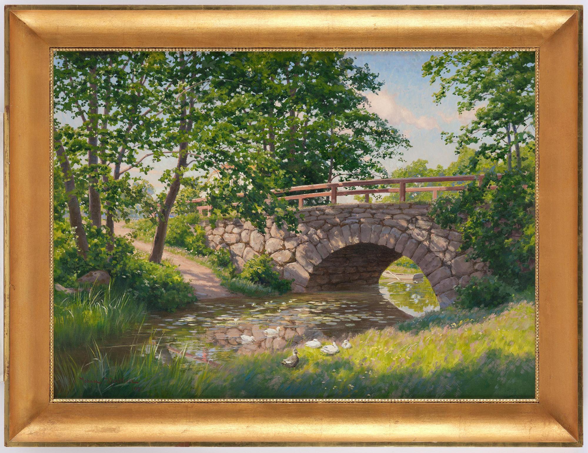 Johan Krouthén, The old bridge.