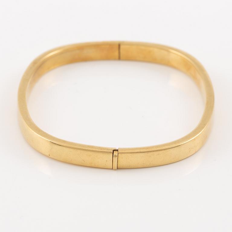 Arm ring, 18K gold, Italy.
