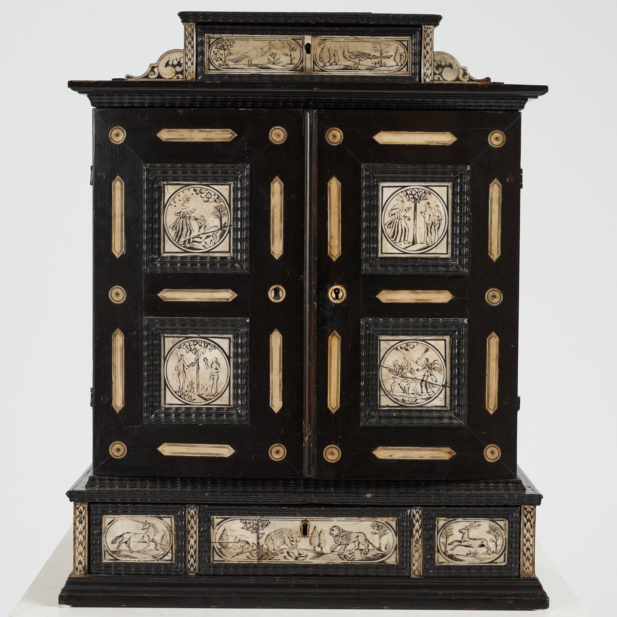 A Swedish cabinet from the late 17th century.