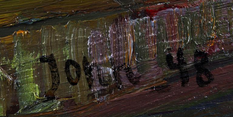 GUNNAR JONN, olja på pannå, sign o dat -48.