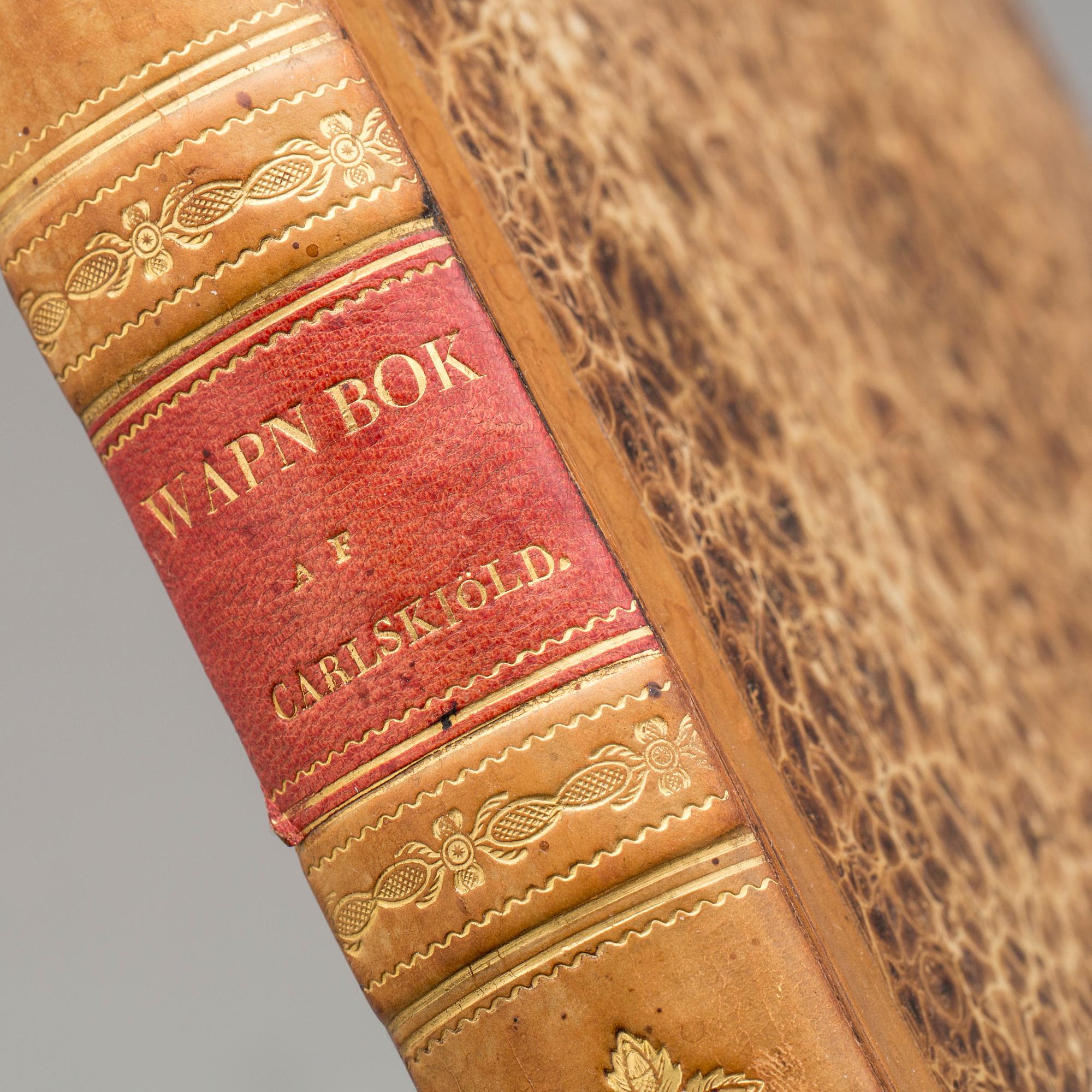 BOK, "Svea rikes Ridderskaps och Adels vapenbok", Stockholm 1764.