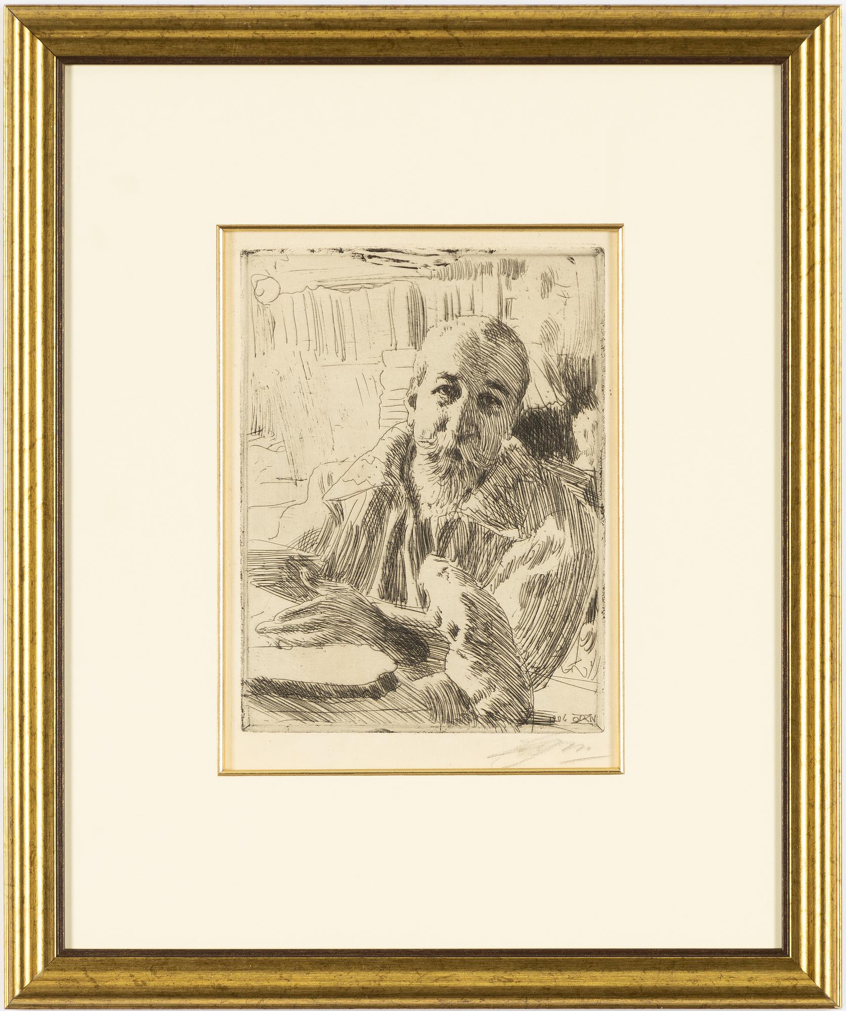 Anders Zorn, "Anatole France".