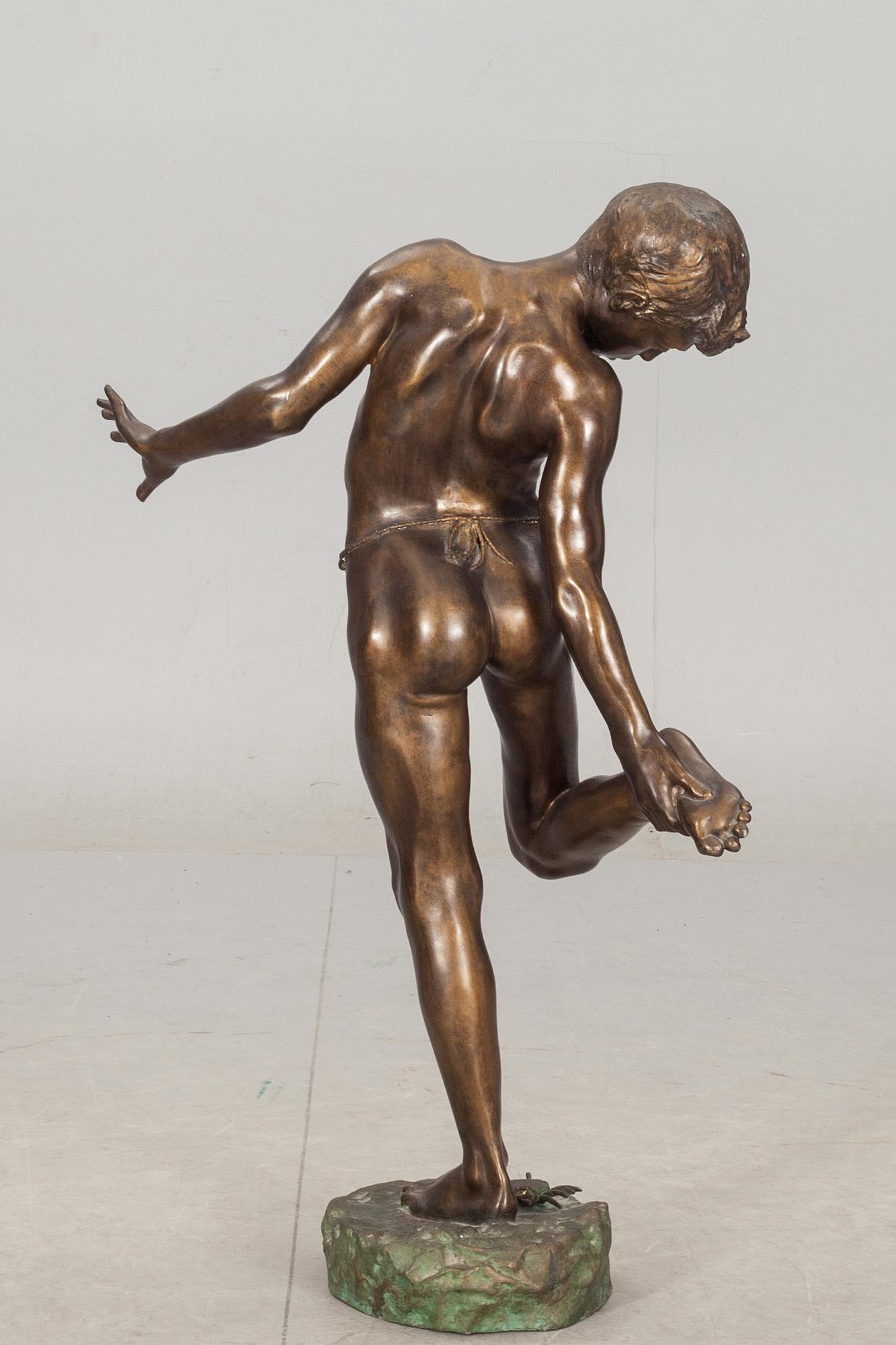 SKULPTUR, brons. 1900-talets första hälft.