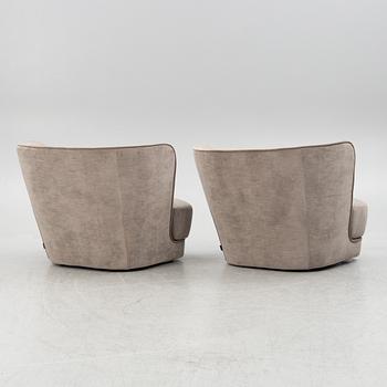Castello Lagravinese, a pair of "Royale" armchairs, Casamilano, Italy, contemporary.