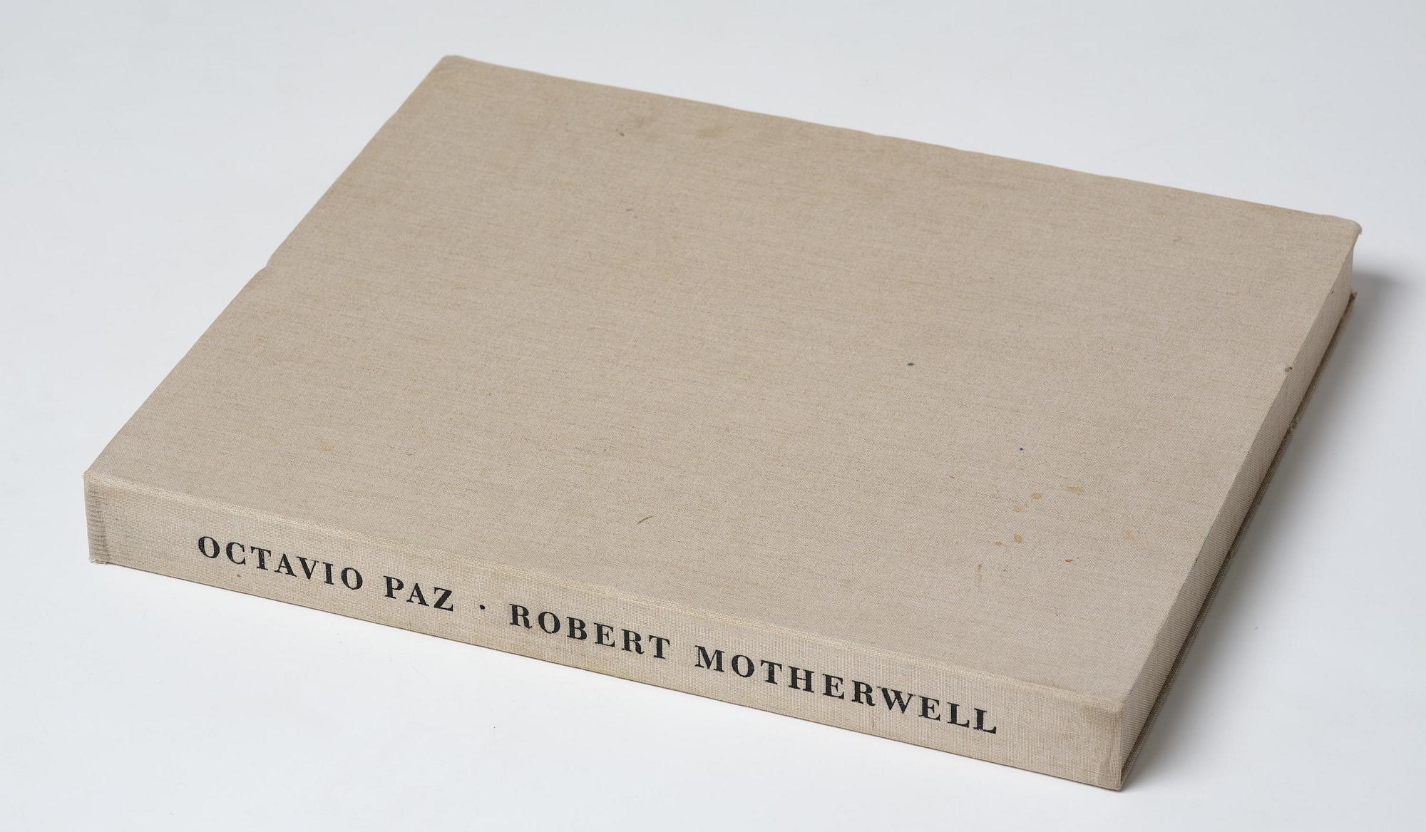 Robert Motherwell, "Octavio Paz, Three Poems".