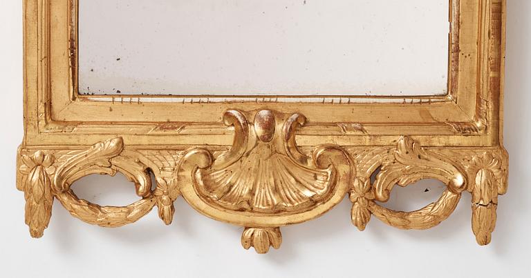 A Swedish Transition mirror by J. Åkerblad 1772.