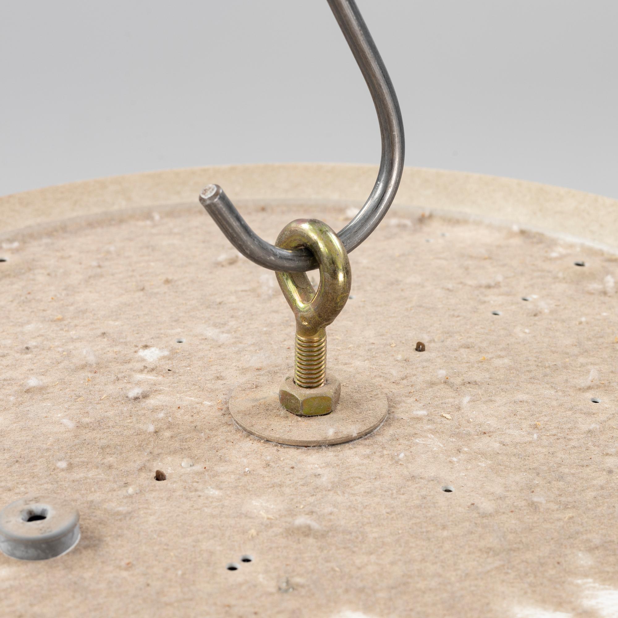 A pair of ceiling lamps, Zero, late 20th century.