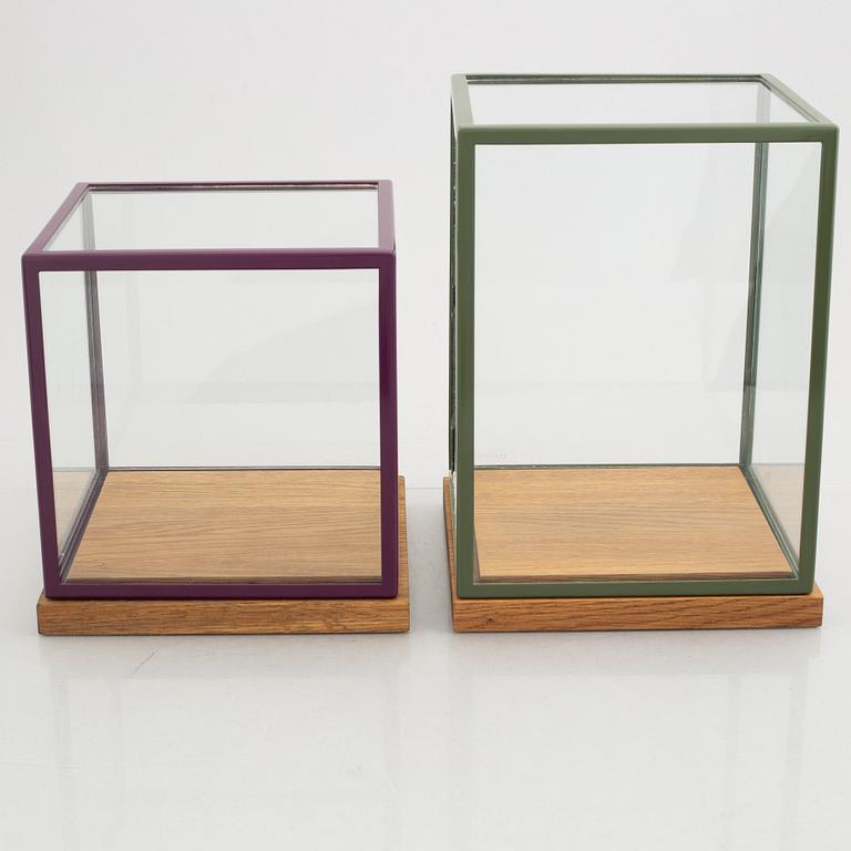 Eva Lilja Löwenhielm, two 'Kub' display cases, Asplund.