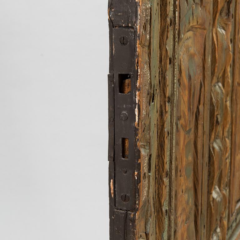 Alpo Jaakola, door/sculpture, painted wood.