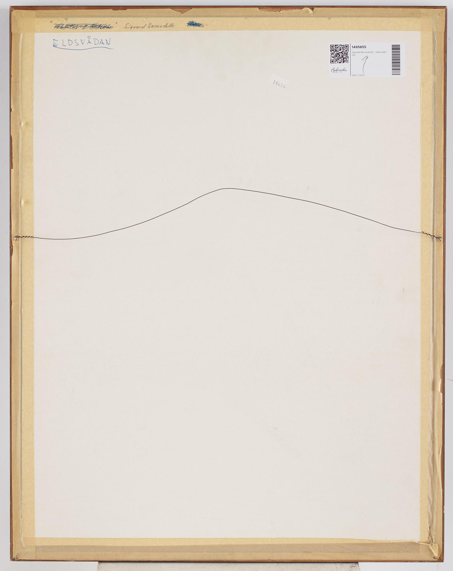 Sigvard Bernadotte, "Eldsvådan".