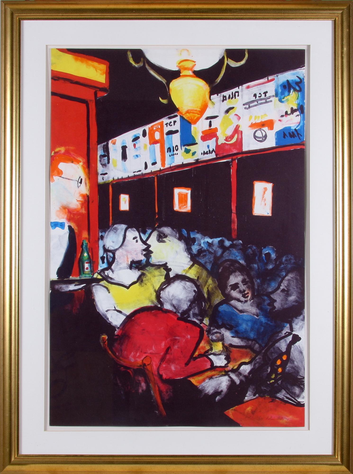 PETER DAHL, färglitografi, sign.