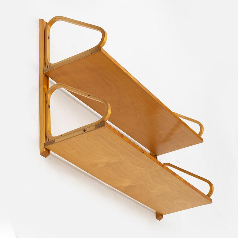 Alvar Aalto, vägghylla, modell 112B-2, Svenska Artek, Aalto Design, Hedemora, 1945-56.