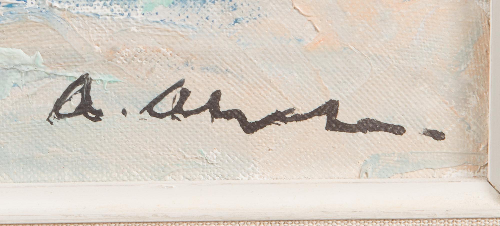ARVO AHOLA, oil on canvas, signed.