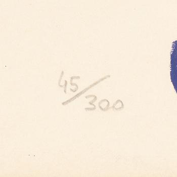 Niki de Saint Phalle, lithograph in colours, 1971, signed 45/300.