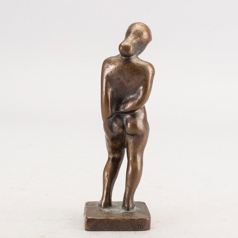 Helge Högbom, bronze, sculpture.