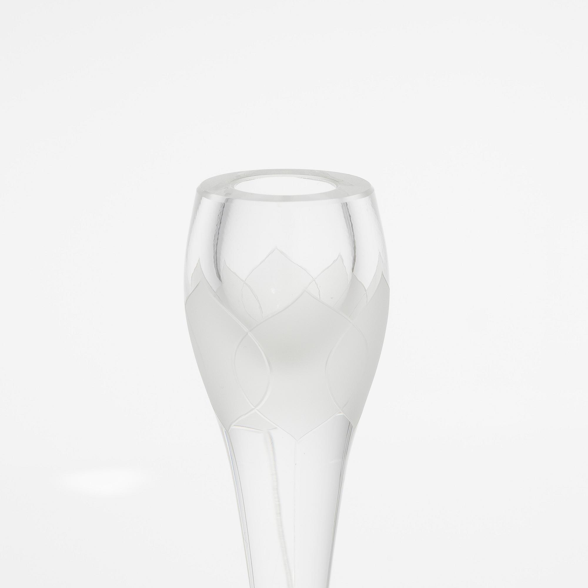 Richard Latham & Björn Wiinblad, glasservis, 40 delar, "Lotus", Rosenthal.