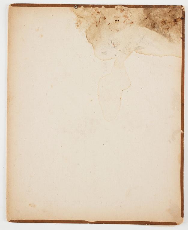 Okänd konstnär, akvarell och tusch på siden, tre stycken i bok. Qingdynastin, 1800-tal.