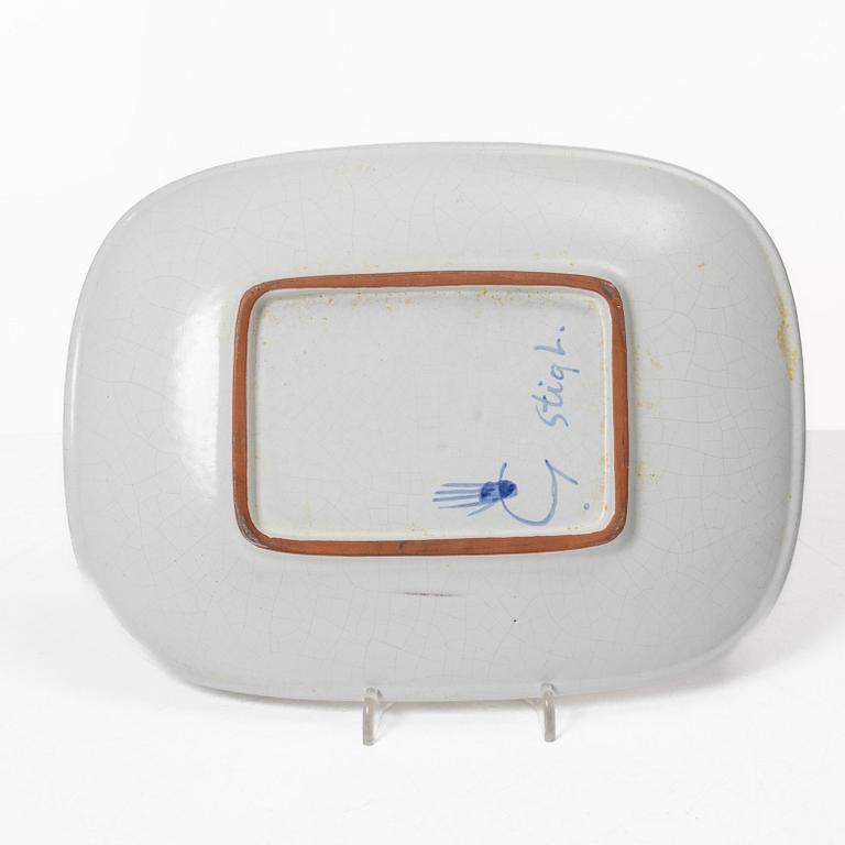 Stig Lindberg, fat, fajans, Gustavsbergs Studio.