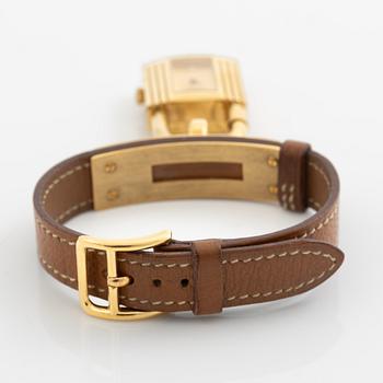 Hermès, armbandsur, "Kelly Lock", 20 x 20 (37,5) mm.