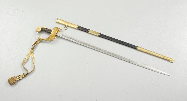 SABEL, modell 1878/1915, för officer vid flottan.