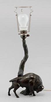 BORDSLAMPA, omkring 1900-talets mitt.