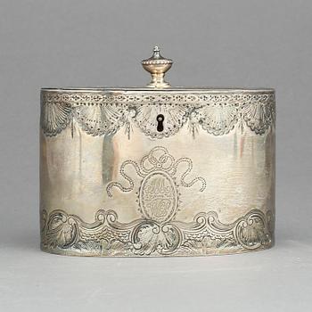 SKRIN, silver, James Keating, Dublin, 1700-tal, vikt 382 gram.