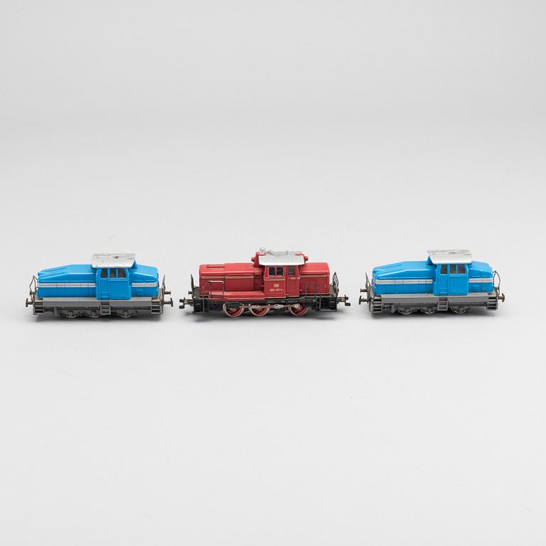MÄRKLIN, samling lok och vagnar, 1900-talets andra hälft.