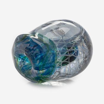 Sini Majuri, skulptur, glas, "Little sister". Signerad Sini Majuri 2021 Suomenlinna.