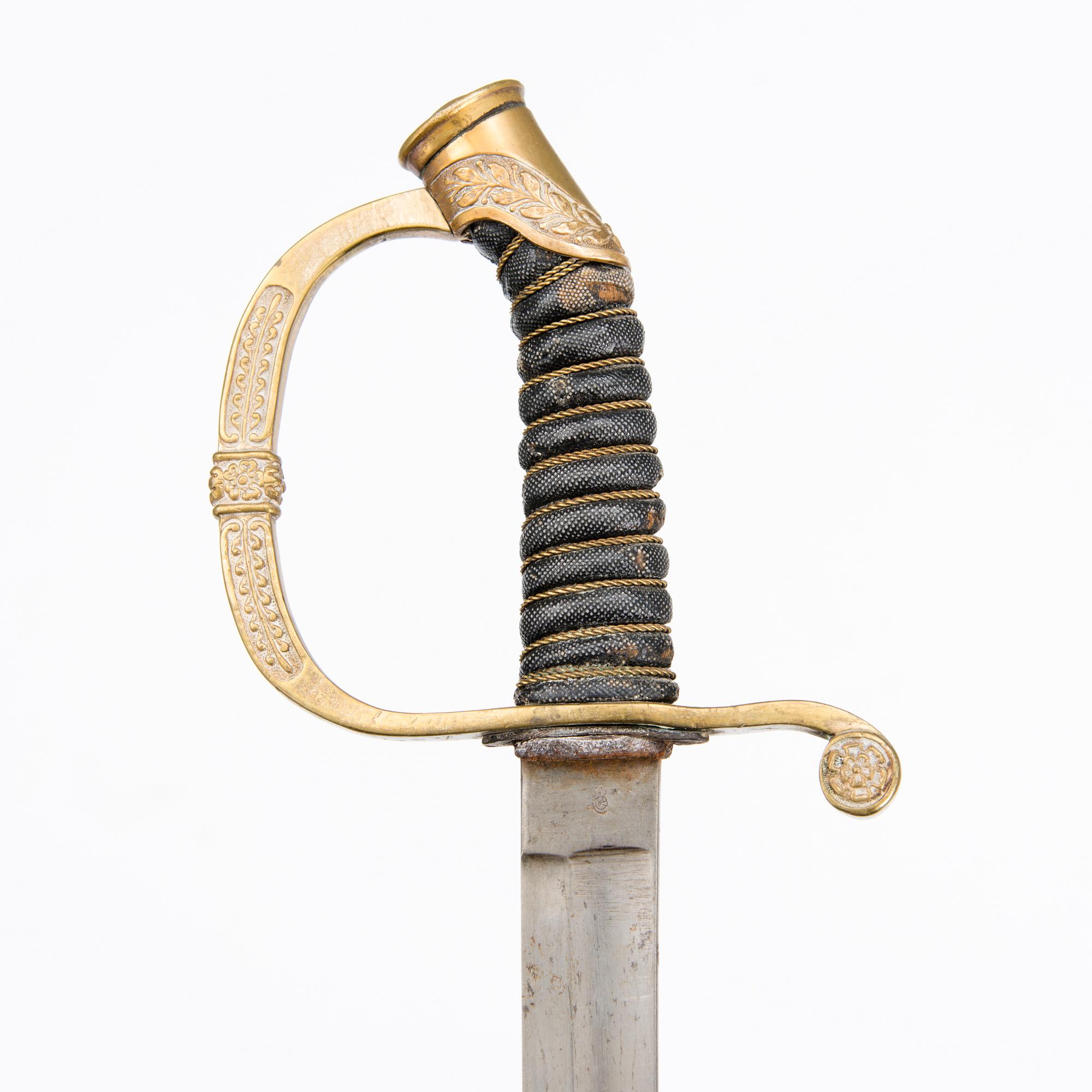 A Russian infantry officer's sword, model 1841-65.