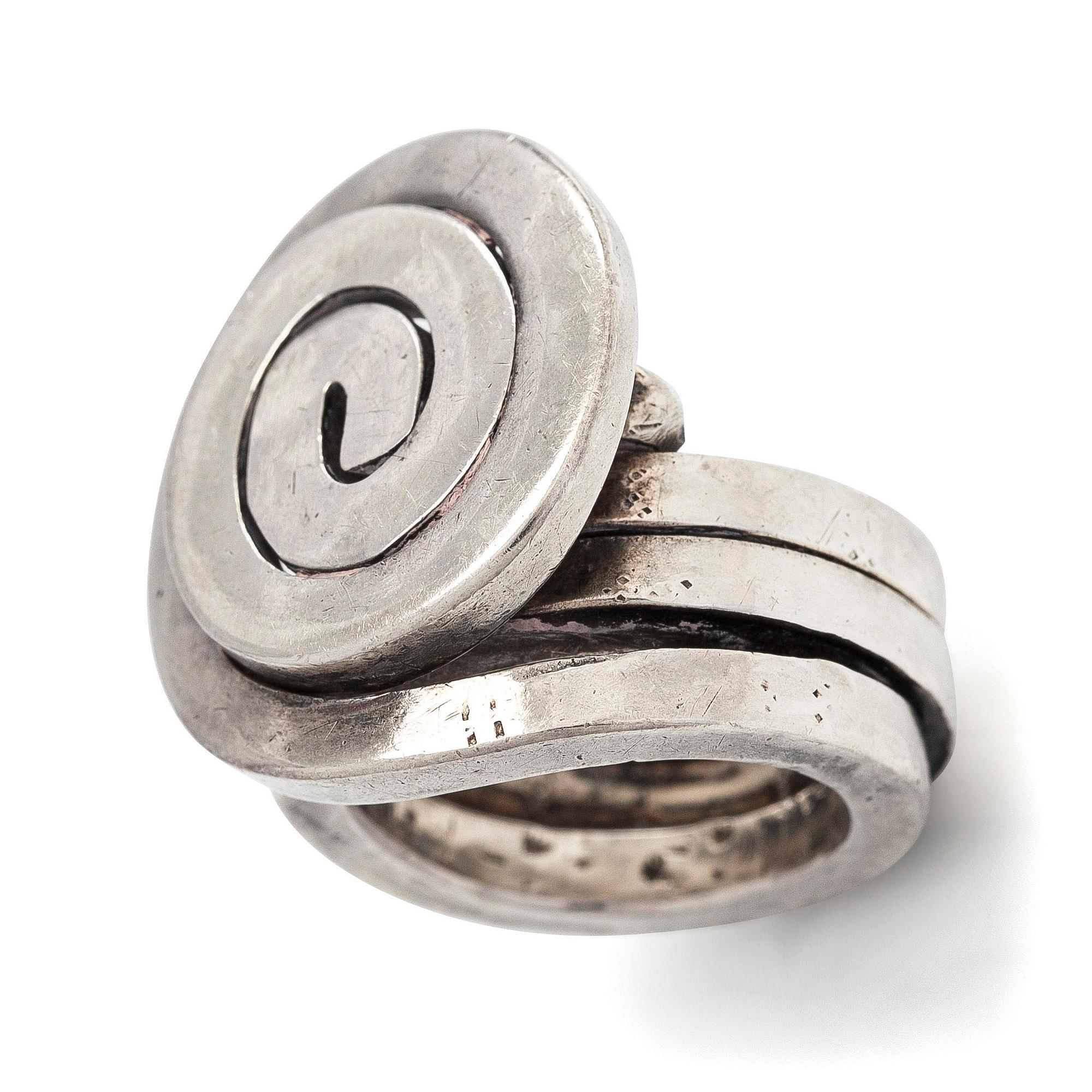 Alexander Calder, a late 1930s silver ring.