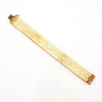 Bracelet, 18K gold, Uno A Erre, Italy.