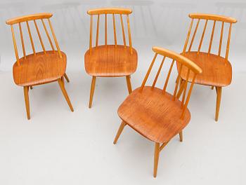 STOLAR, 4 st, "Fanett", Ilmari Tapiovaara, Edsbyverken, 1900-talets andra hälft.