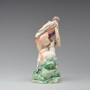 A Ludwigsburg allegorical porcelain figure, Germany, late 18th Century.