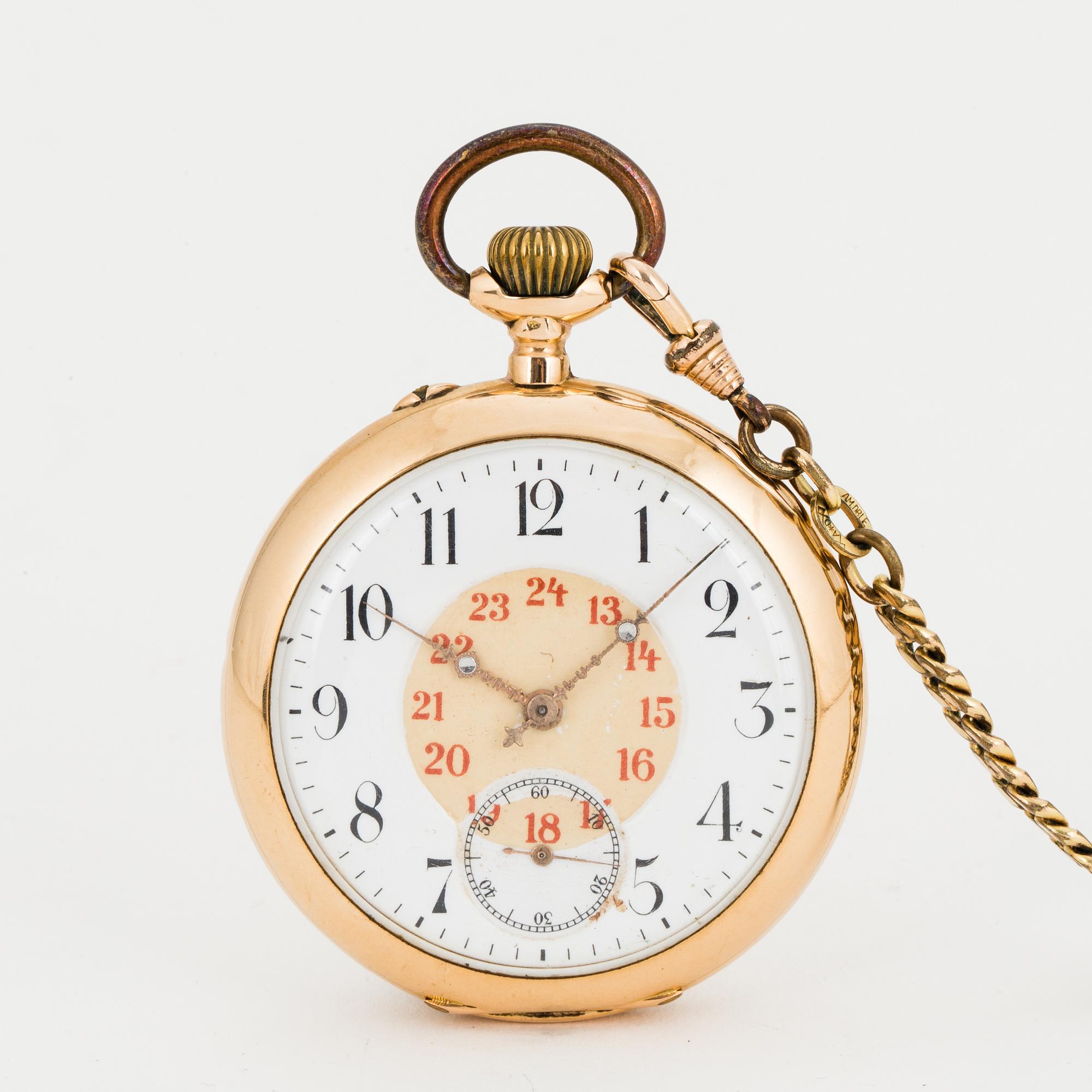 L.U.C. Louis Ulysse CHOPARD pocket watch 49 mm. Bukowskis
