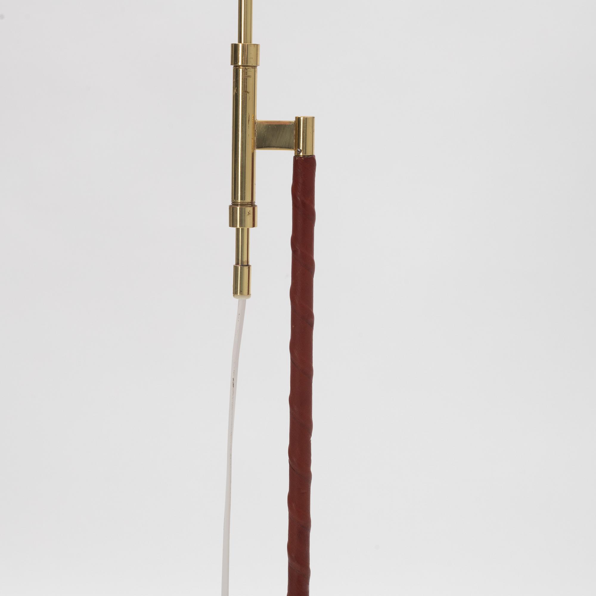 A pair of floor lamps, Möllers Armaturer, second par of the 20th Century.