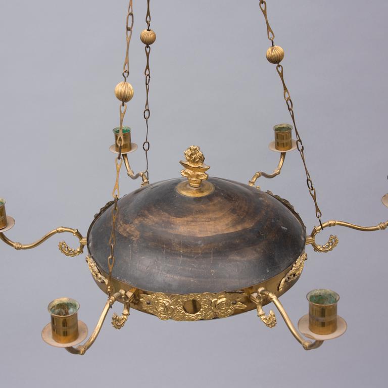 TAKAMPEL, empirstil, 1800-tal. Höjd 68 cm.