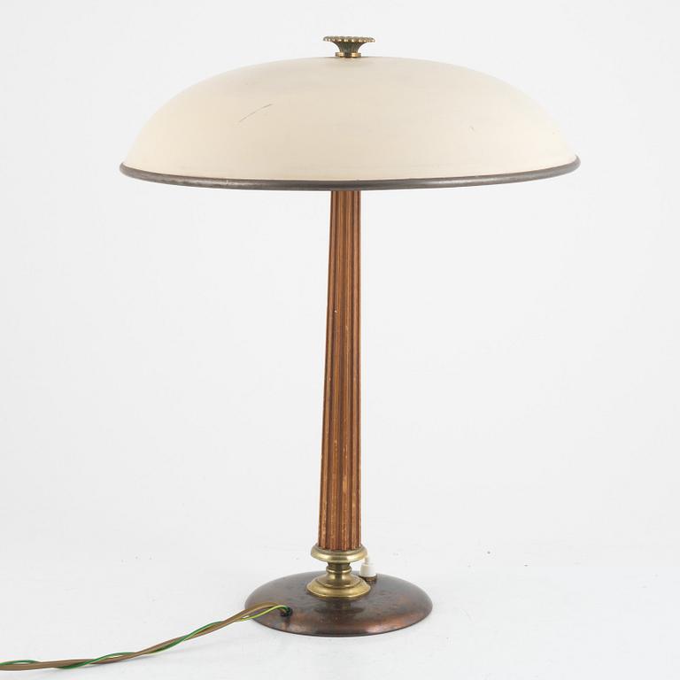 Erik Tidstrand eller Bertil Brisborg (Sverige, 1910-1993), bordslampa, modell "30246", Nordiska Kompaniet, 1940-tal.