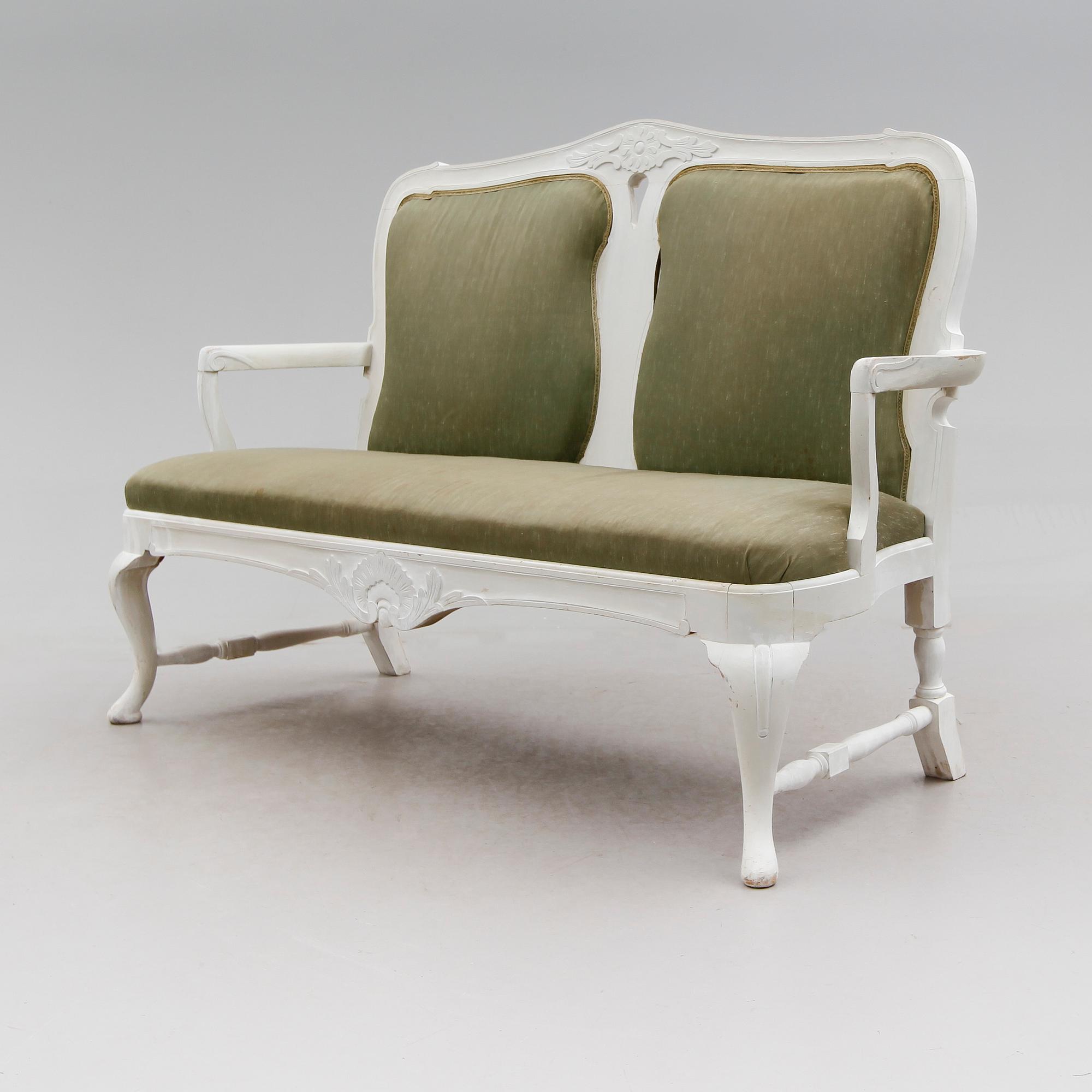 SOFFA, rokokostil, 1900-talets första hälft.