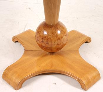 FÅTÖLJER, ett par samt BORD, 1940-tal.