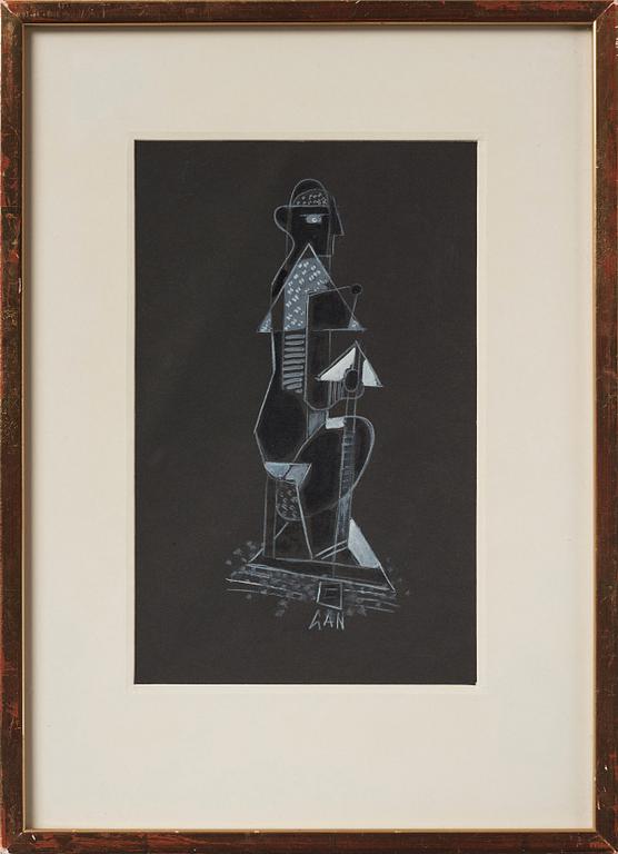 Gösta Adrian-Nilsson, Cubist figure.