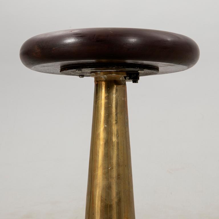 bar stools a pair for a boat first half of the 20th century.