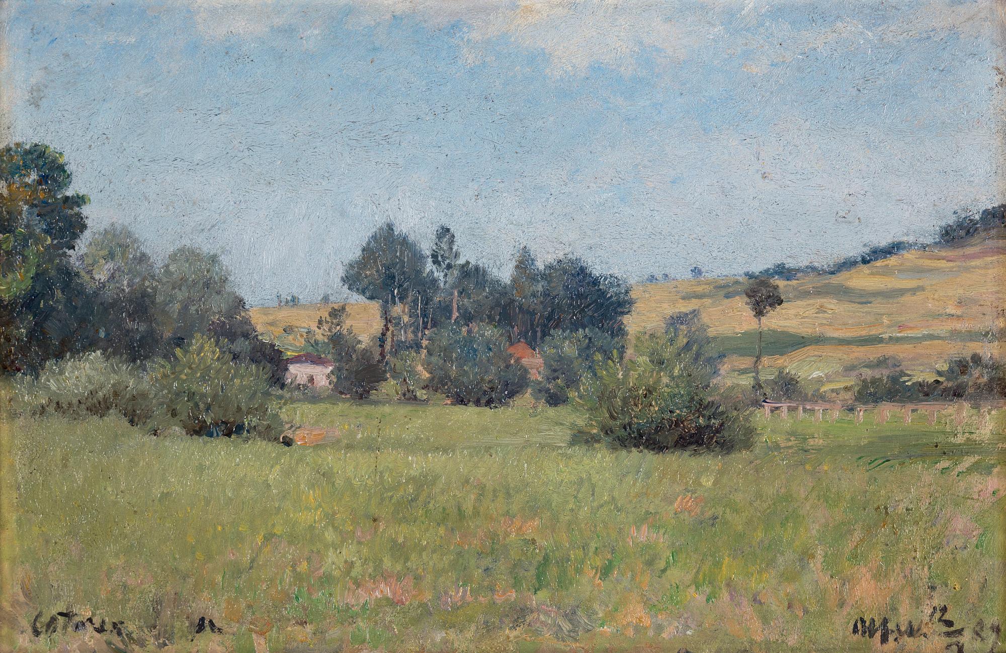 Alfred Wahlberg, Vårlandskap.