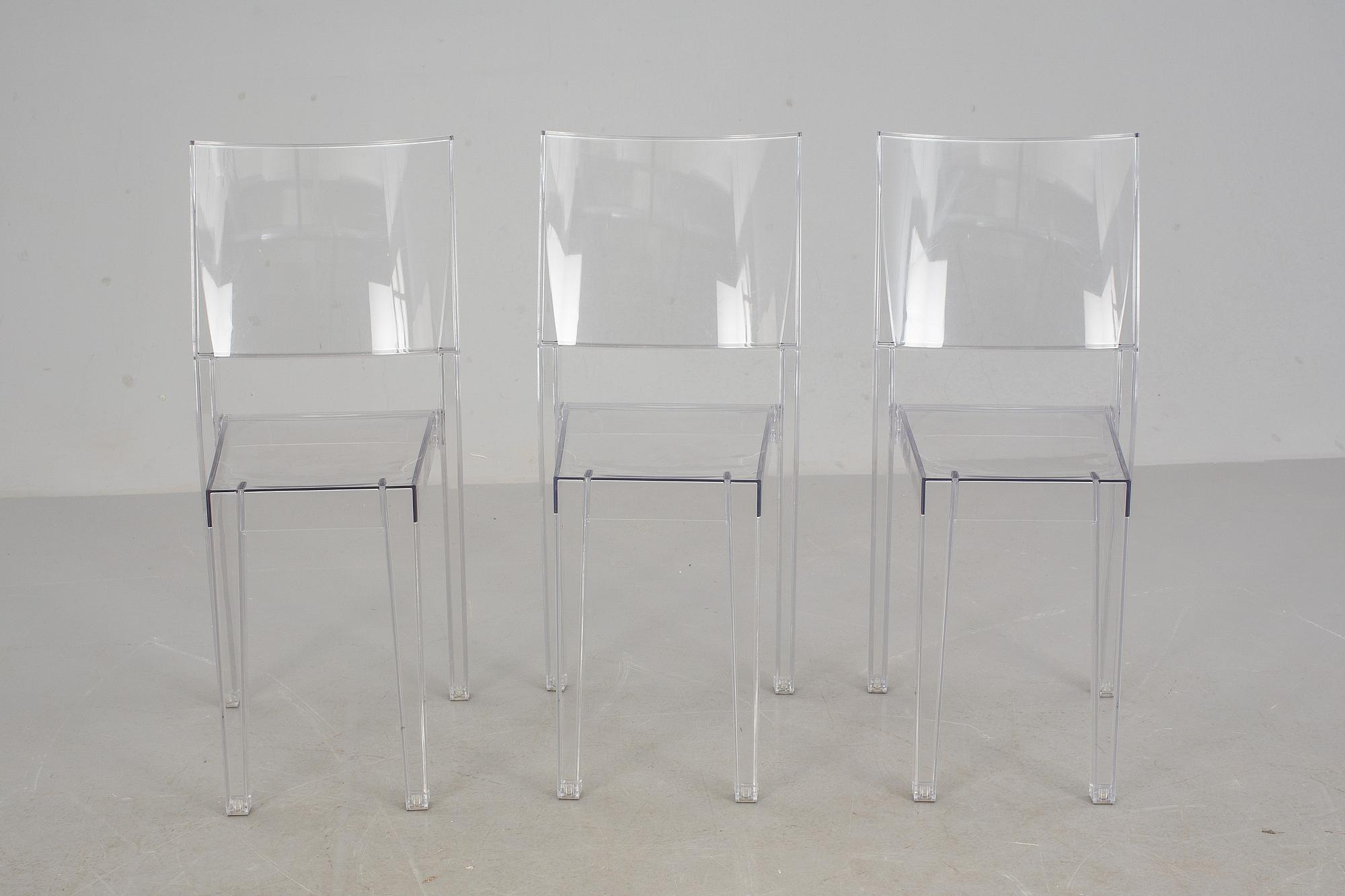 STOLAR, 3 st, "La Marie" Philippe Starck, Kartell, Italien, 2000-tal.