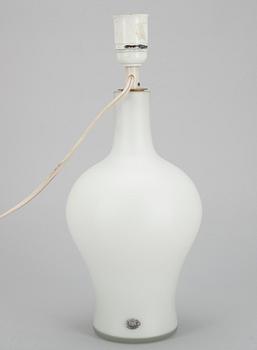 BORDSLAMPA, glas, design, Greta Lisa Jäderholm-Snellman, Iittala 1900-talets mitt.
