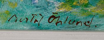 BERTIL ÖHLUND, olja på pannå, signerad.