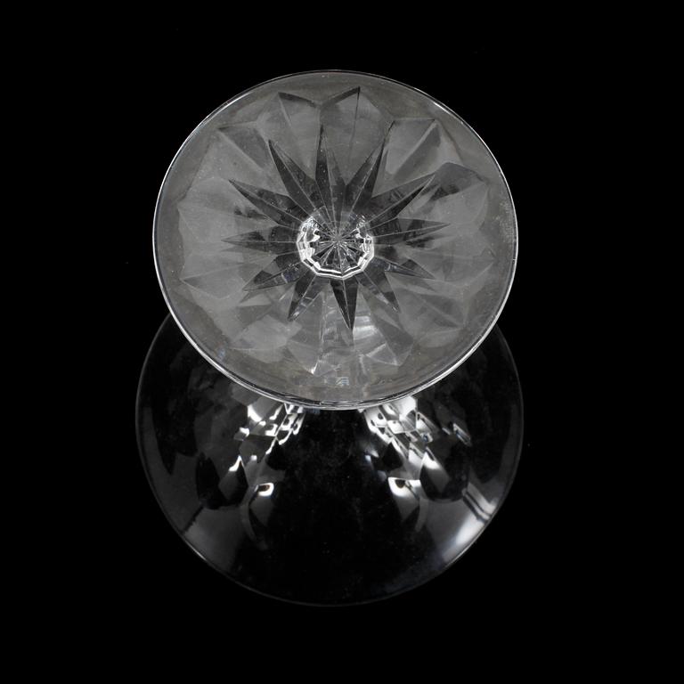 CHAMPAGNESKÅLAR, 6 st, "Gate" Simon Gate, Orrefors.