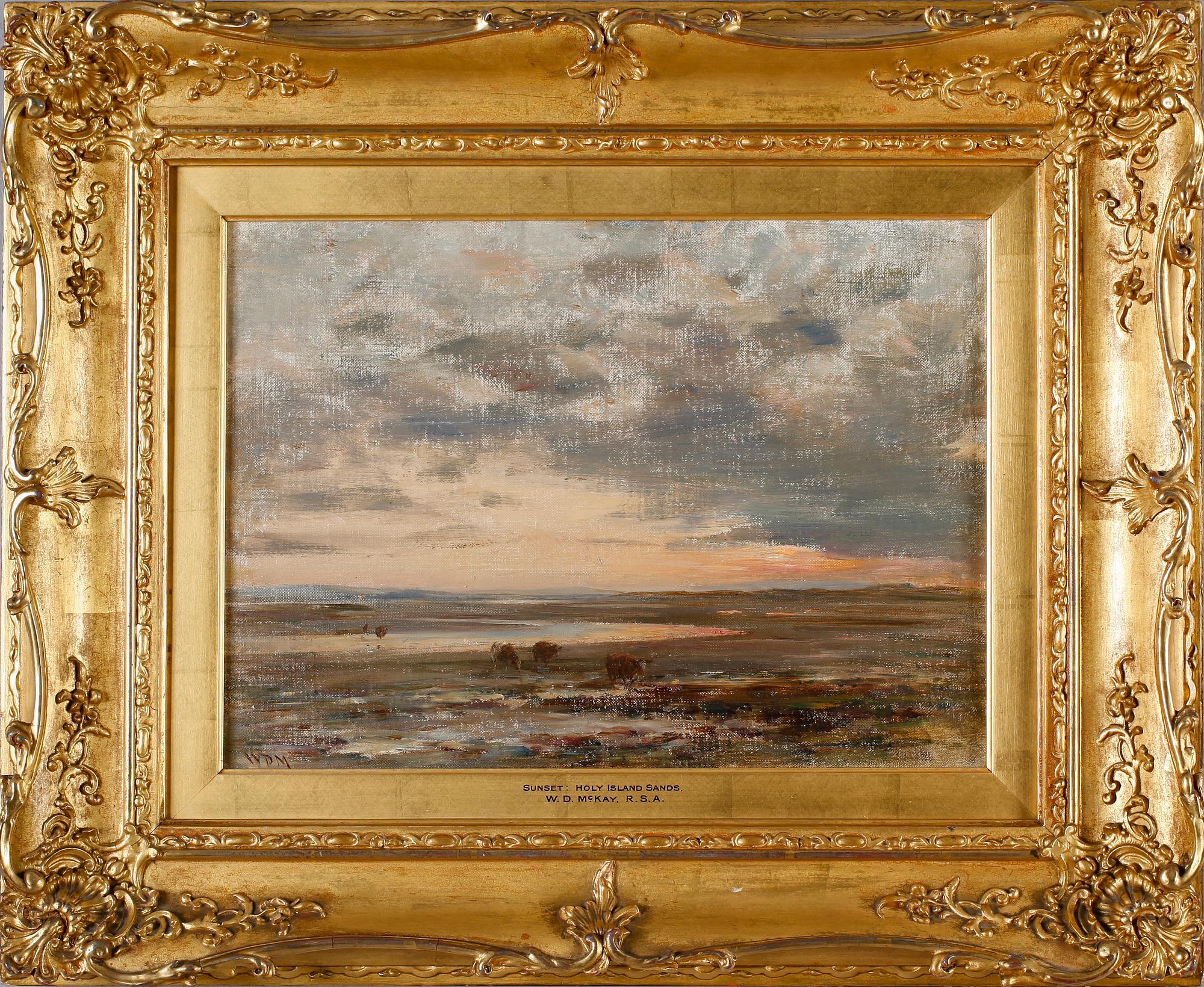 WILLIAM DARLING MCKAY, olja på pannå, monogramsignerad.