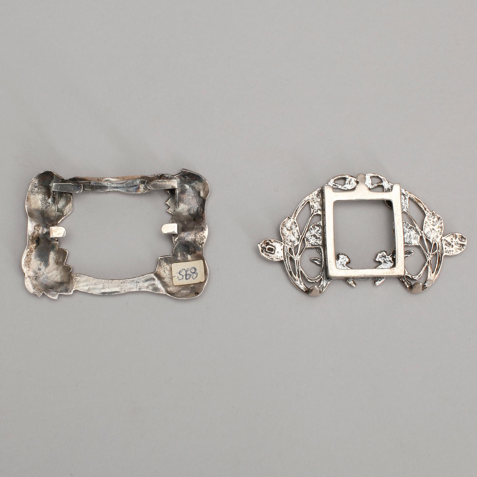 RAMAR, 3 st, sterlingsilver, tidigt 1900-tal samt 1900-talets andra hälft.