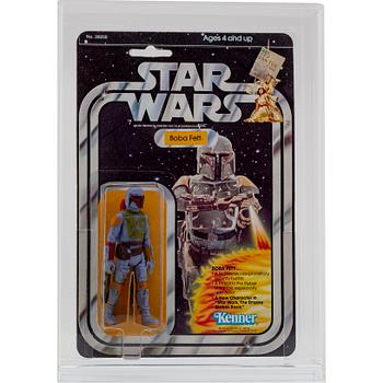 STAR WARS, Boba Fett, 21 back-b, Kenner 1979.